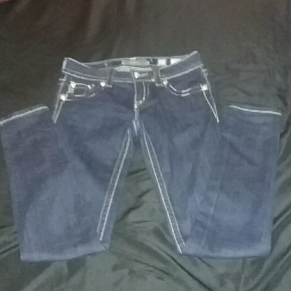 Dark blue miss me signature skinny jeans